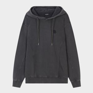 [버커루]남성 3단쭈리 솔트다잉 후드 티셔츠 B234TS370P