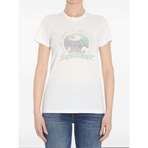 생로랑 반팔 티셔츠 817047Y37YJ 9010 WHITE