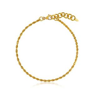 [한국금다이아몬드] 순금 24K 팔찌 여자 금 이태리 로프 3.75g