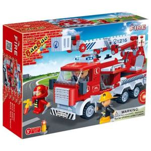 MSCT (반바오) 사다리 소방차 BO8313 반바오 종이 입체퍼즐 유아동퍼즐 완구 매트