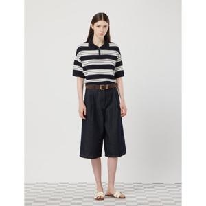 [CC콜렉트] 스트라이프 하프 집업 풀오버 (C253KSK002)