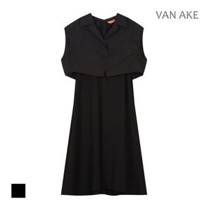 [반에이크]MARIO심플카라 민소매 원피스_VB38OPMD07A