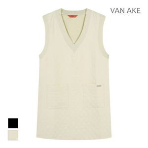 [반에이크]MARIO퀼티드 브이넥 민소매 원피스_VB3XOPMD91Z