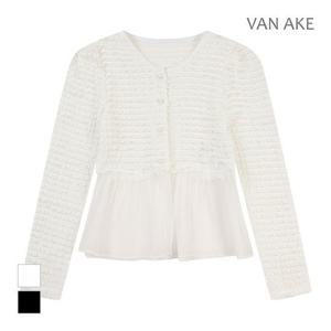 [반에이크]MARIO시스루 캉캉 블라우스_VB36BLQ301Z