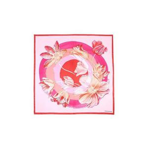 페라가모 플라워 프린트 실크 핑크 310143-762779