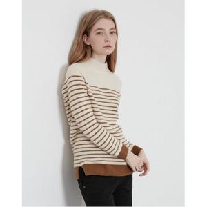 [올리비아로렌]스트라이프 반넥 풀오버__VVCBLYW9281