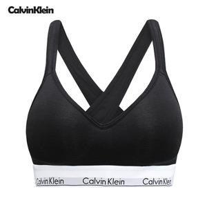 캘빈클라인 언더웨어 CK 여성 모던 코튼 리프트 브라렛 속옷 블랙 QF1654E-001