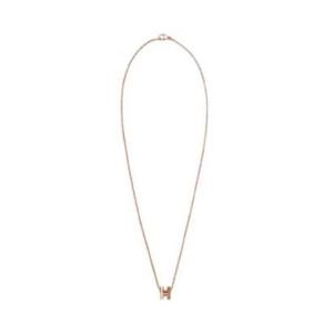 에르메스 미니 팝아슈 H 로카바 펜던트 로즈 골드 하드웨어   시스템 H100066FOB2