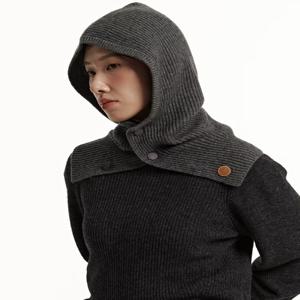 [헤지스] 그레이 캐시미어혼방 바라클라바/HIMU5F213G2