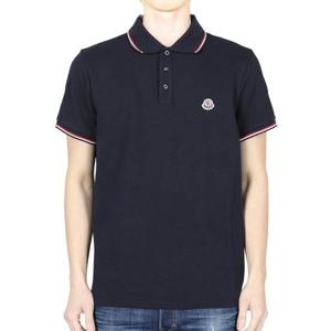 디몬트 몽클레어 남성 삼선카라 로고 패치 PK반팔(네이비) 8A70300 84556 77X