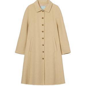 [올리브데올리브]후드 탈부착 소매 볼륨 롱코트 OE5WHA60