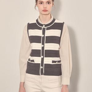 [올리비아로렌]VOCBN4W9111 스트라이프베스트