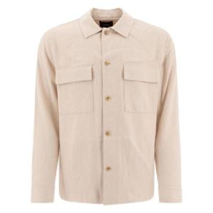 25FW VINCE Linen 오버셔츠 M08154059A115NAT TP565357664