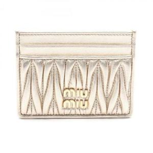 MIU 미우미우 25 마테라쎄 나파 가죽 카드 지갑 (5MC076 AFPP F0846)