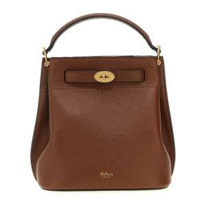 멀버리 해머드 가죽 엠보스드 로고 이슬링턴 버킷백 HH9395552