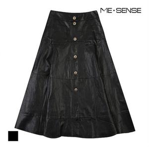 [미센스][미센스] 가죽 플레어롱스커트_MB39SKMD82Z (P003167412