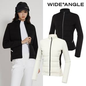 [와이드앵글] 여성 CF 패딩 하이브리드 풀짚업 스웨터 L_WWW21K45