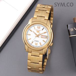 세이코5 SNKK84K1 오토매틱 데이데이트 아날로그 클래식 남자 메탈 시계 d