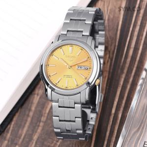 세이코5 SNKL81K1 오토매틱 데이데이트 아날로그 클래식 남자 메탈 시계 d