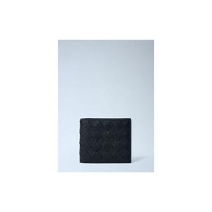 25 FW 보테가베네타 남성 인트레치아토 바이폴드 월렛 bov0163008blk