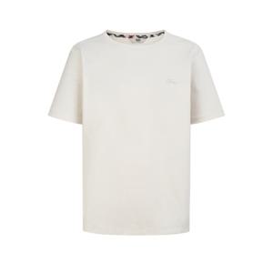 닥스 골프 여성 25SS 베이지 로고자수 반팔티셔츠 WNTS5B905I1