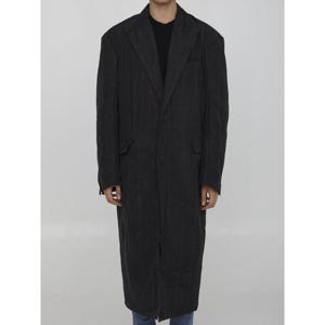 25FW Balenciaga 체크 packable 코트 720027TNO741240 TP563543748