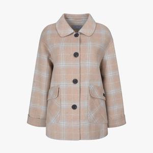 [예쎄][예쎄] 울 체크 핸드메이드 코트  YU11CT03M_02