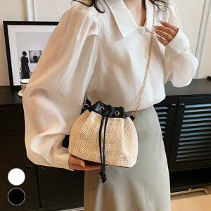 복조리 왕골 체인 버킷백 ELG-172