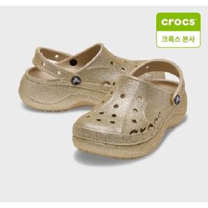 [크록스] 바야 플랫폼 글리터 클로그 208459-212