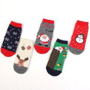 [키즈노리]  산타선물 5족 아동양말/크리스마스/유아/교회/학교