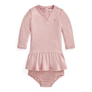 랄프 로렌 베이비 여아 테리 드레스 & 블루머(CWPODRSF3D20079650)