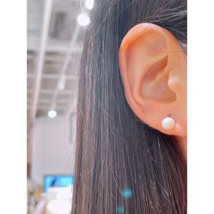 미니골드 14K 담수진주 귀걸이 (6mm) ECPM4147