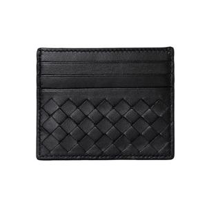 [보테가베네타] 인트레치아토 카드 지갑/블랙/162150 V001N 1000
