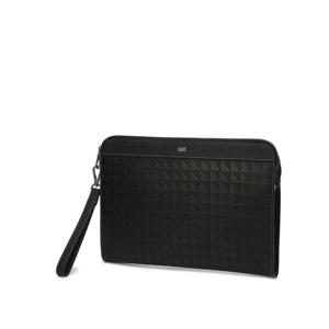 [닥스ACC][GRID ][그리드 ] 블랙 그리드패턴 소가죽 클러치백 DBBA4E269