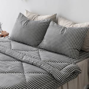 미니체크 먼지없는 향균 누빔 베개커버 40x60