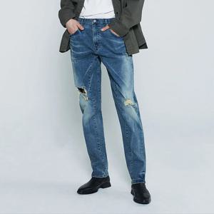 [버커루]남성 찢청 중청 청바지 데님 팬츠 B235DP202P