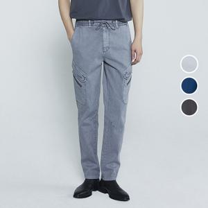 [버커루]남성 면스판 가먼트다잉 카고 팬츠 B235PT225P