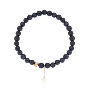 [티르리르] 14K 골드 포인트 젯 팔찌 TBSK4P22074M