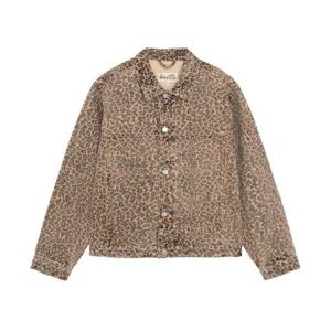 스투시 트러커 자켓 데님 레오파드 115839