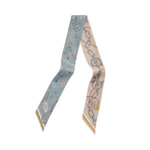 에르메스 세 라 페트 트윌리 블루 글라시에 로즈 뿌드르 그리 H062743S14