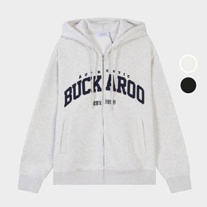 [버커루]남녀공용 아트웍 베이직 기모 후드 집업 B244Z1040P