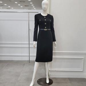 [미니멈]포멀 클래식 H라인 원피스 (MXDAWO1320 BK)_IC