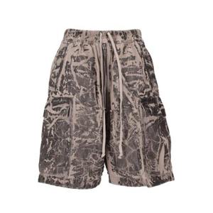 릭 오웬스 숏팬츠 DU02E7369DWF 59 BLACK WASHED FOIL