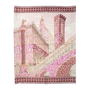 페라가모 피오렌자 자카드 실크 스카프 0789938