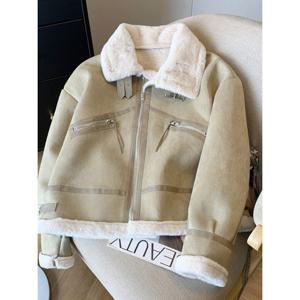 [카라]KARRA 라이닝투웨이카라무스탕자켓_A5W0678