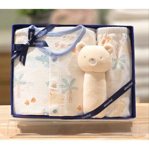 압소바 HK(아기선물)샤팟 7부 내의 막대딸랑이세트(26년여름신상) (BA1B10380)