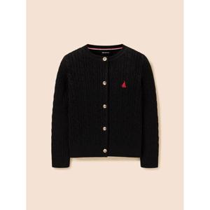 [빈폴키즈] [Essential] 여아 클래식 케이블 카디건  블랙 (BI615AGE25)