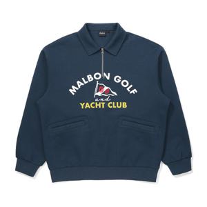 [말본골프]말본골프 카라형 에어리 티셔츠 NAVY (MAN) M6121PFS0