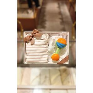 [아가방] 세인 배앓이 내의 하트 딸랑이세트 (01T15760983103)