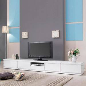 젠시아 오디스B 2700 흑경 비디오 거실장 세트